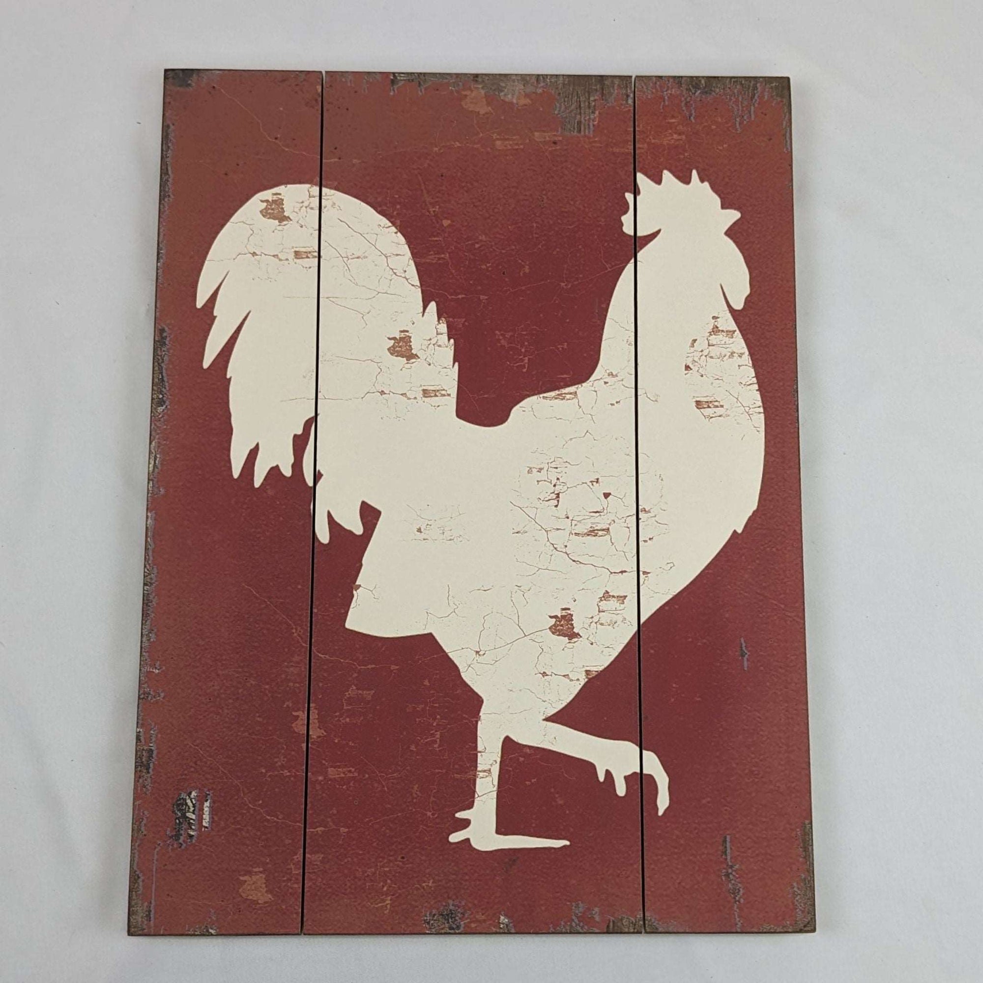 Rooster Wood Sign Plaque - Cluck It All Farms