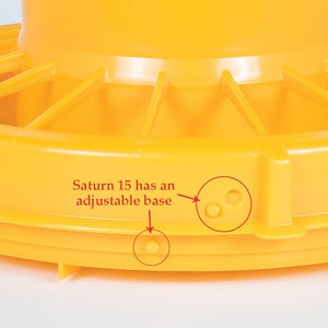 Saturn Yellow Poultry Feeder - Cluck It All Farms