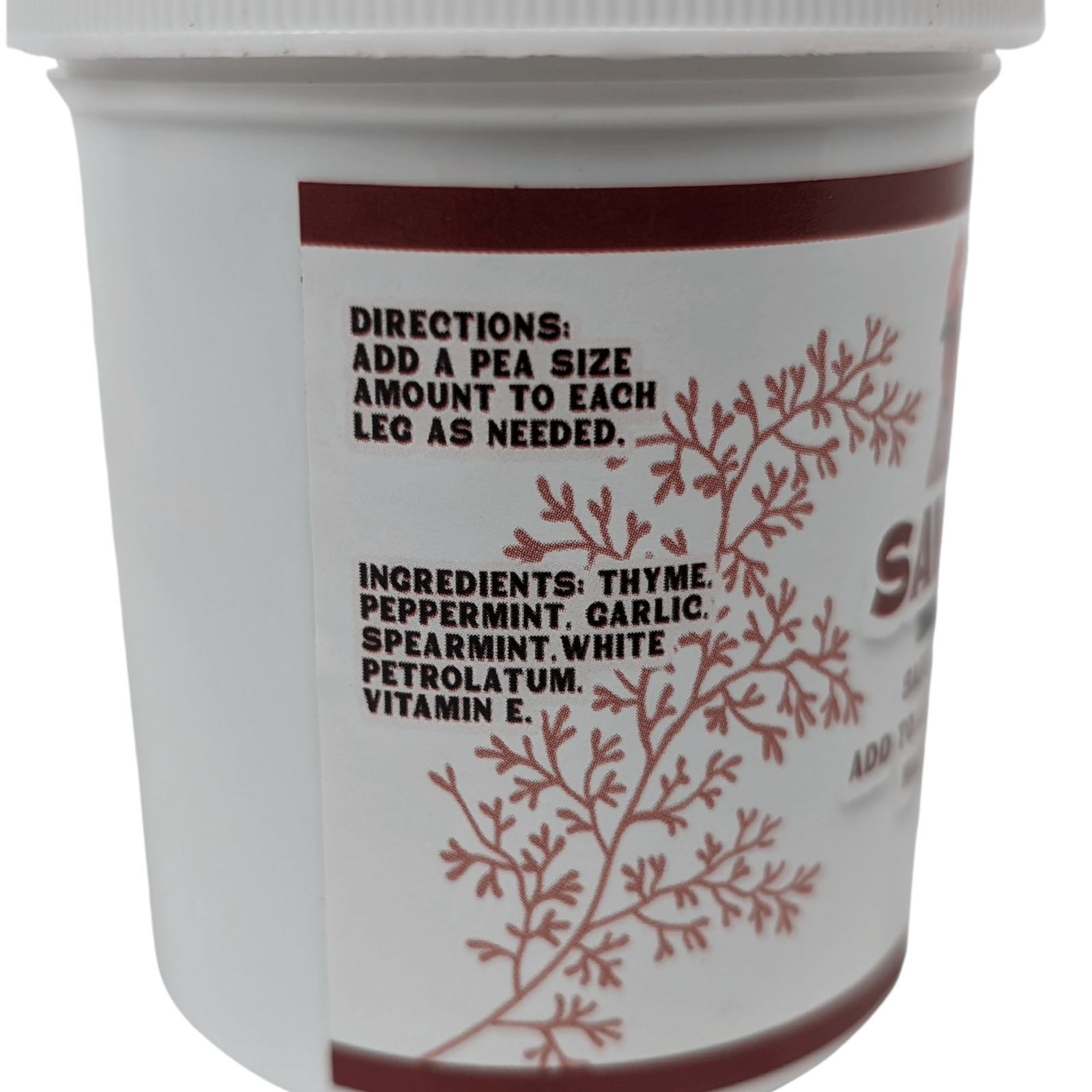 Savealeg - Herbal Leg Salve For Scaly Leg Mites 4 oz. - Cluck It All Farms