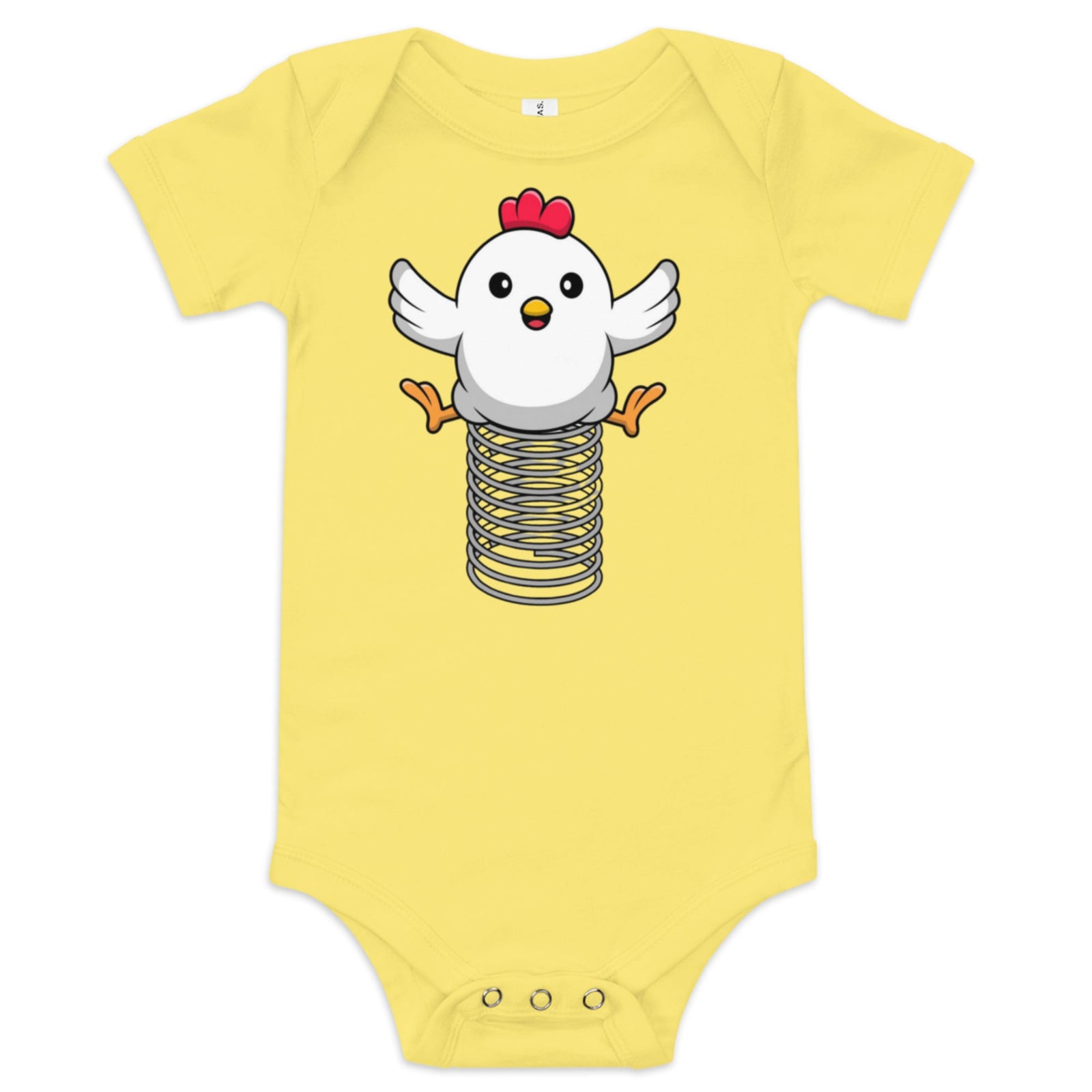 Spring Chicken Baby Short Sleeve Onesie - Cluck It All Farms