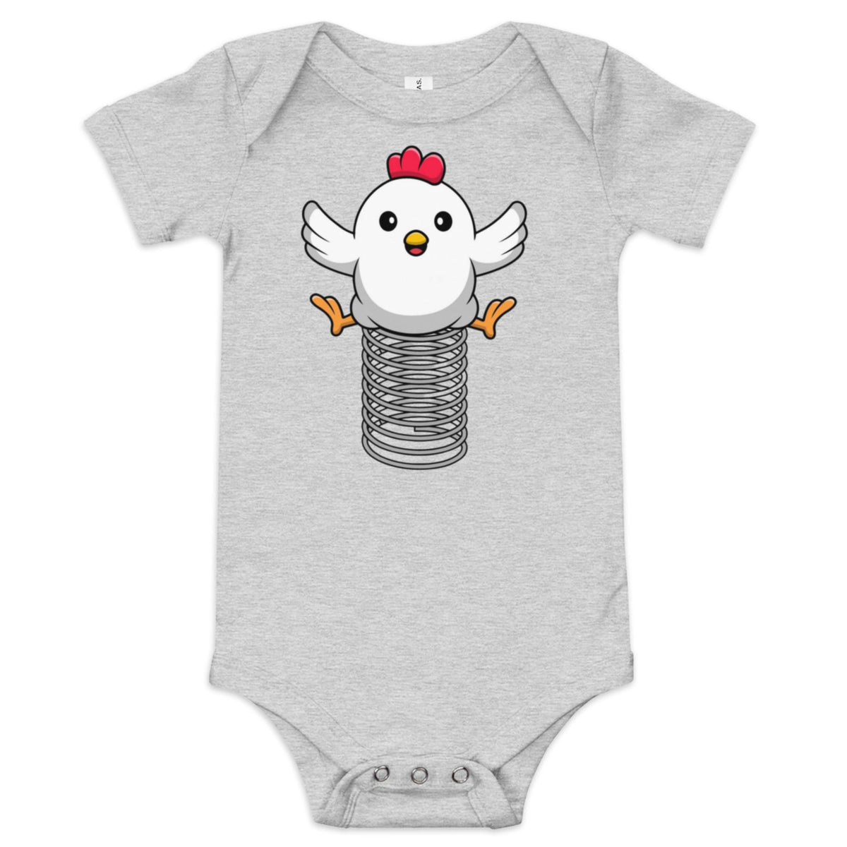 Spring Chicken Baby Short Sleeve Onesie - Cluck It All Farms