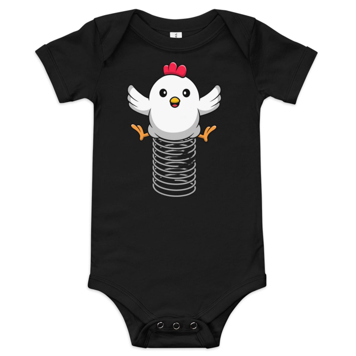 Spring Chicken Baby Short Sleeve Onesie - Cluck It All Farms