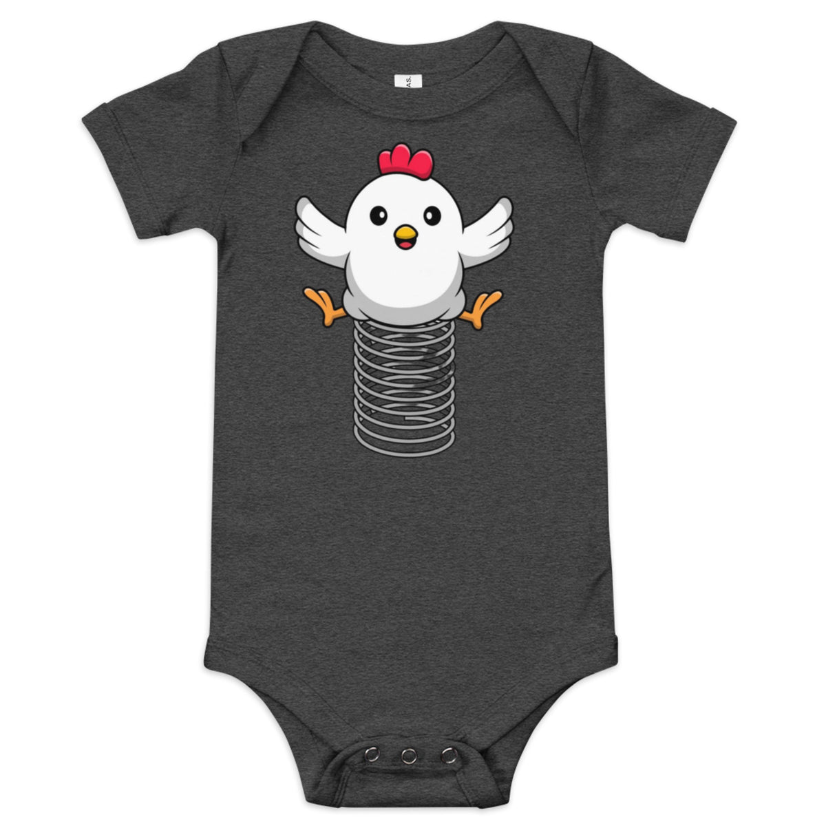 Spring Chicken Baby Short Sleeve Onesie - Cluck It All Farms