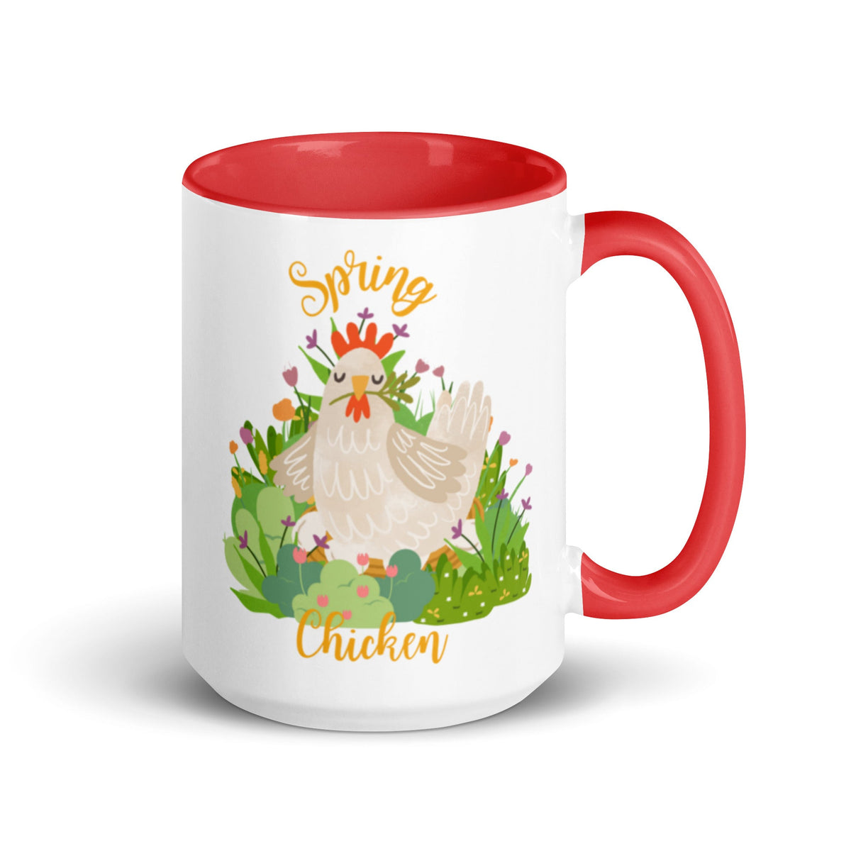 Spring Chicken Colored Mug - Cluck It All Farms