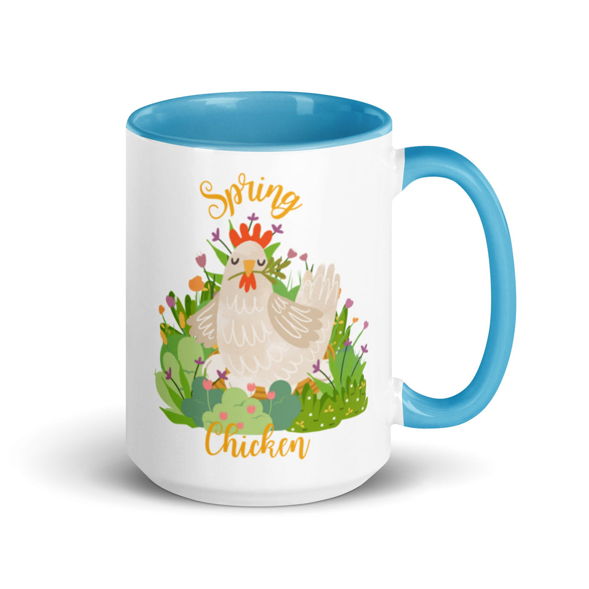 Spring Chicken Colored Mug - Cluck It All Farms