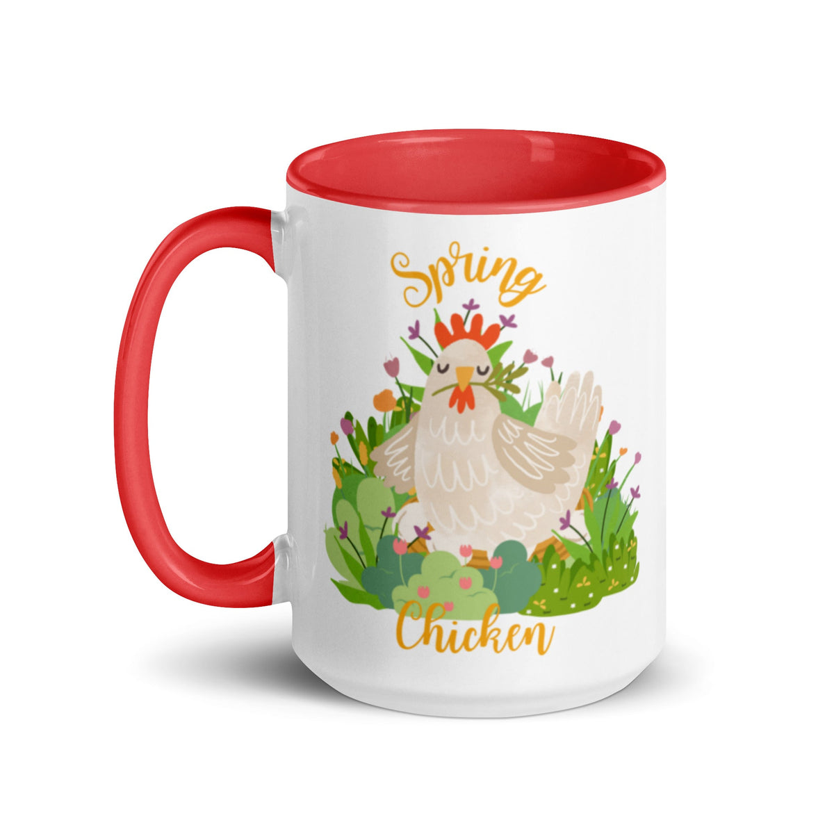 Spring Chicken Colored Mug - Cluck It All Farms