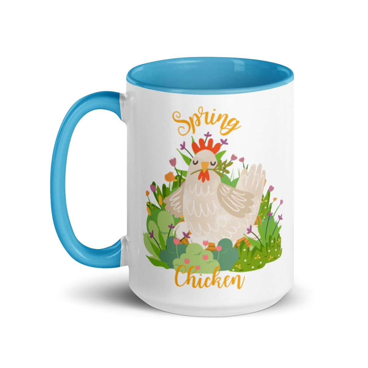 Spring Chicken Colored Mug - Cluck It All Farms
