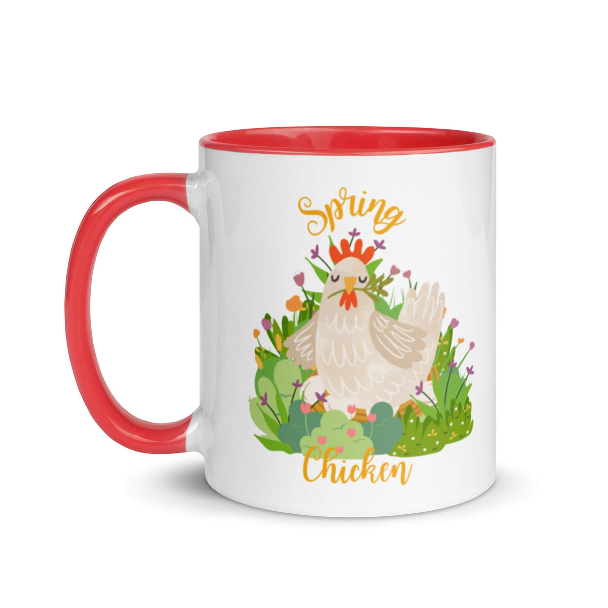 Spring Chicken Colored Mug - Cluck It All Farms