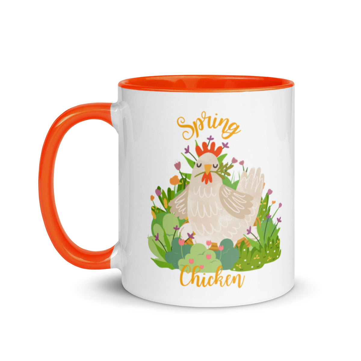 Spring Chicken Colored Mug - Cluck It All Farms