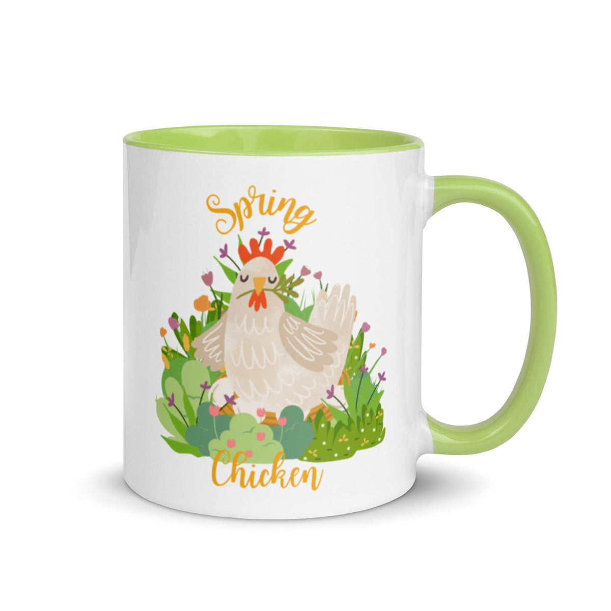 Spring Chicken Colored Mug - Cluck It All Farms