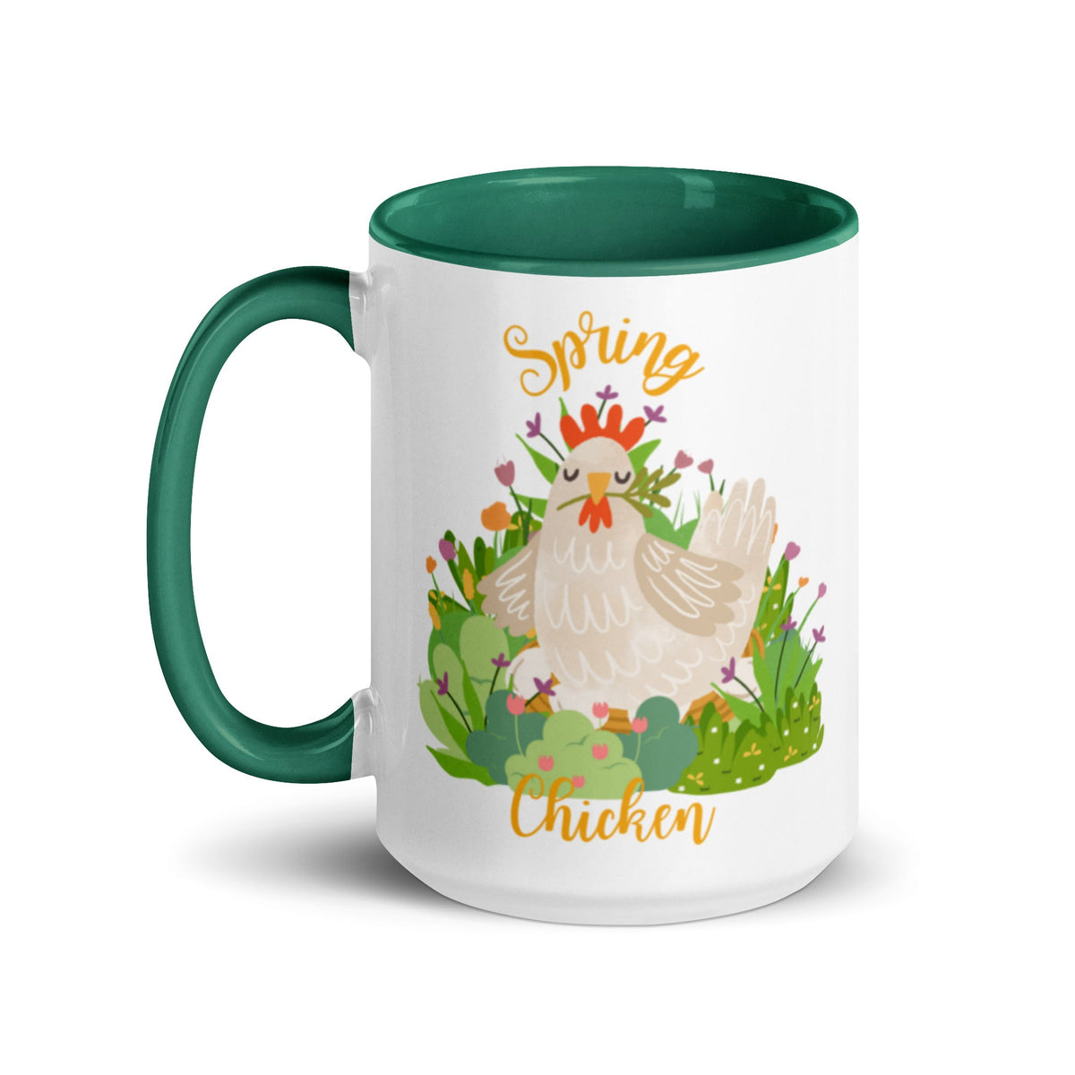 Spring Chicken Colored Mug - Cluck It All Farms
