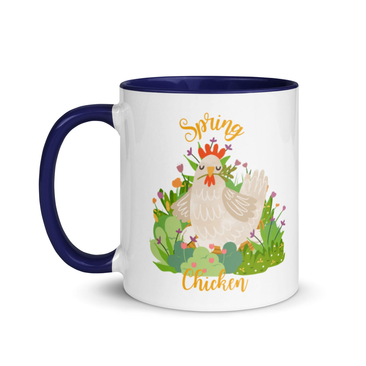 Spring Chicken Colored Mug - Cluck It All Farms