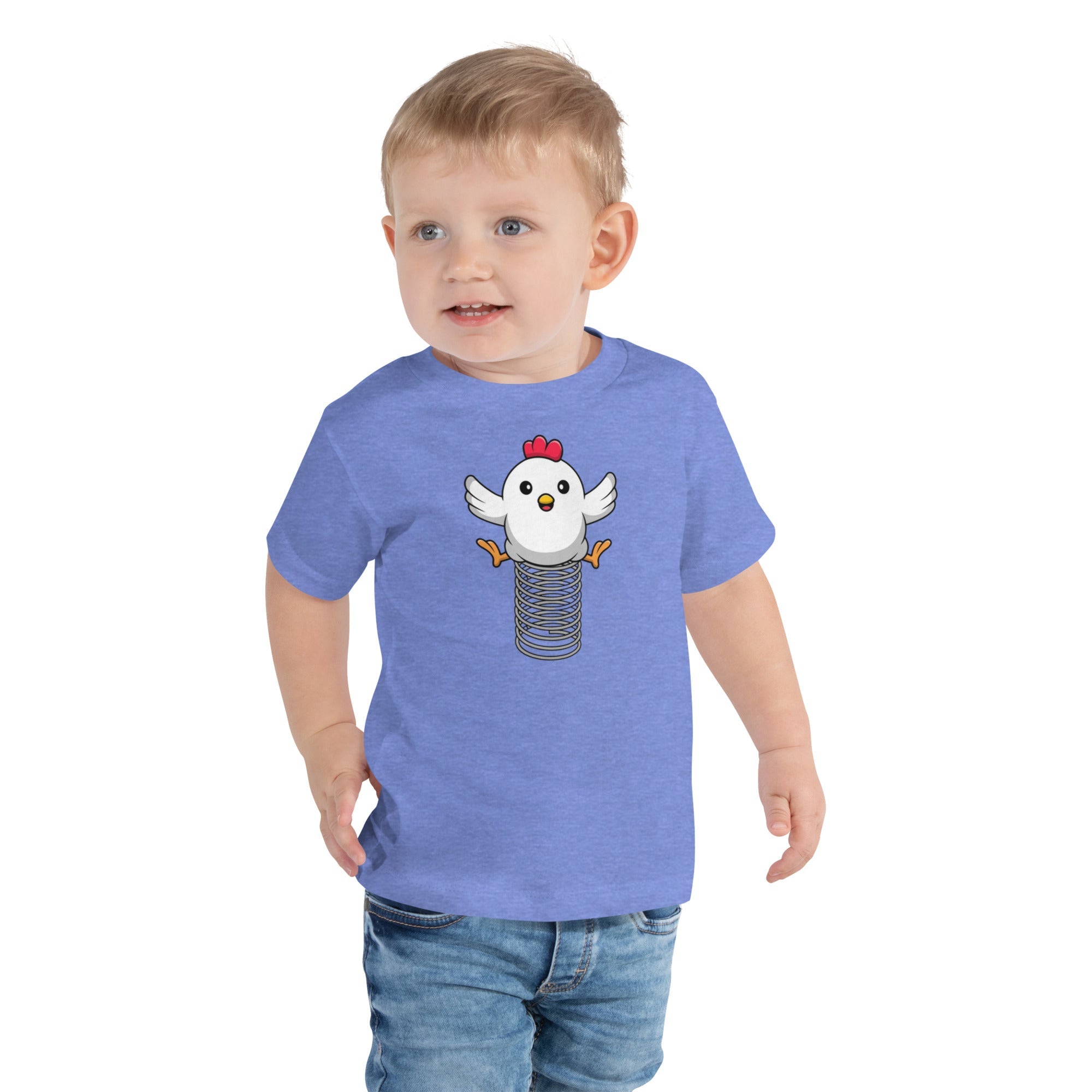 Spring Chicken Toddler Short Sleeve Tee - Cluck It All Farms