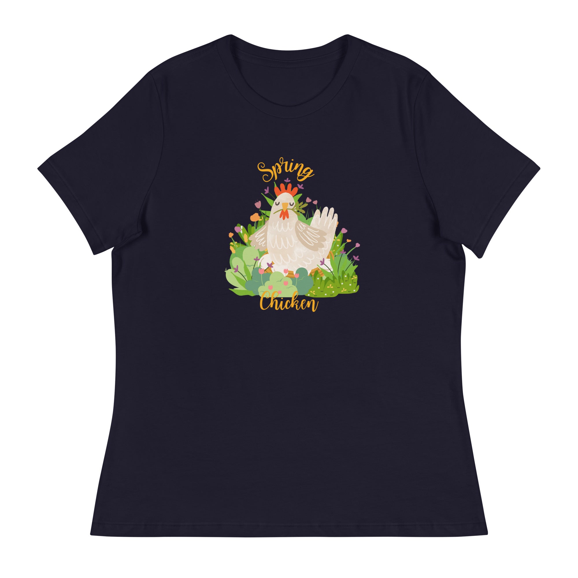 Spring Chicken Women's Relaxed T-Shirt - Cluck It All Farms