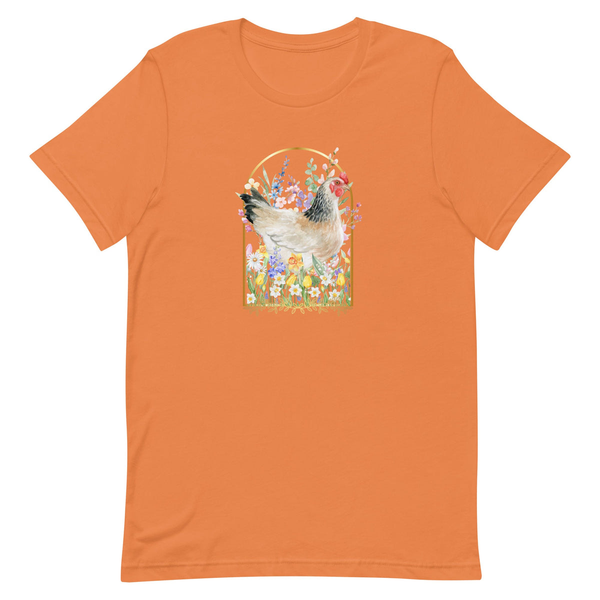 Spring Meadow Chicken Unisex T-Shirt - Cluck It All Farms