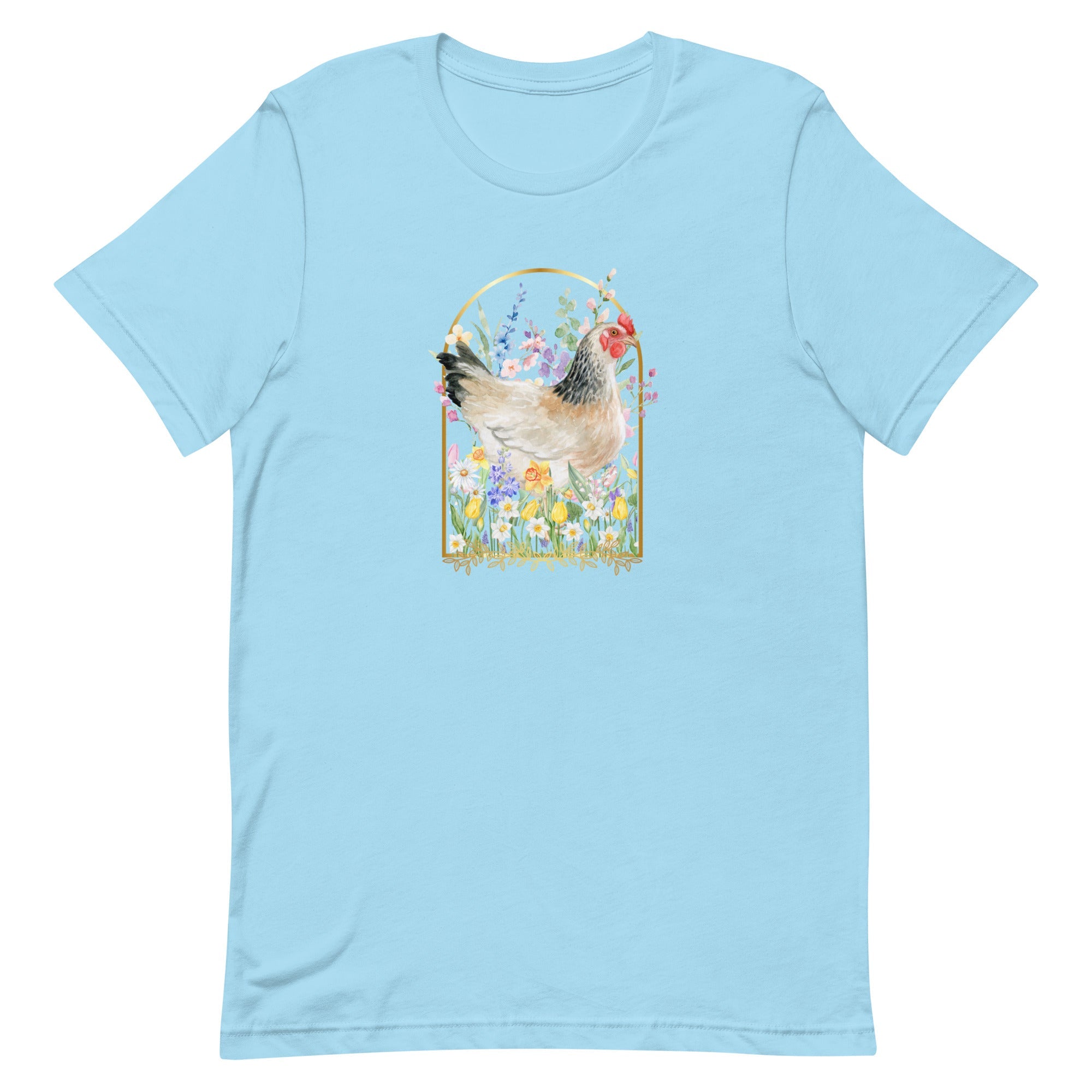 Spring Meadow Chicken Unisex T-Shirt - Cluck It All Farms