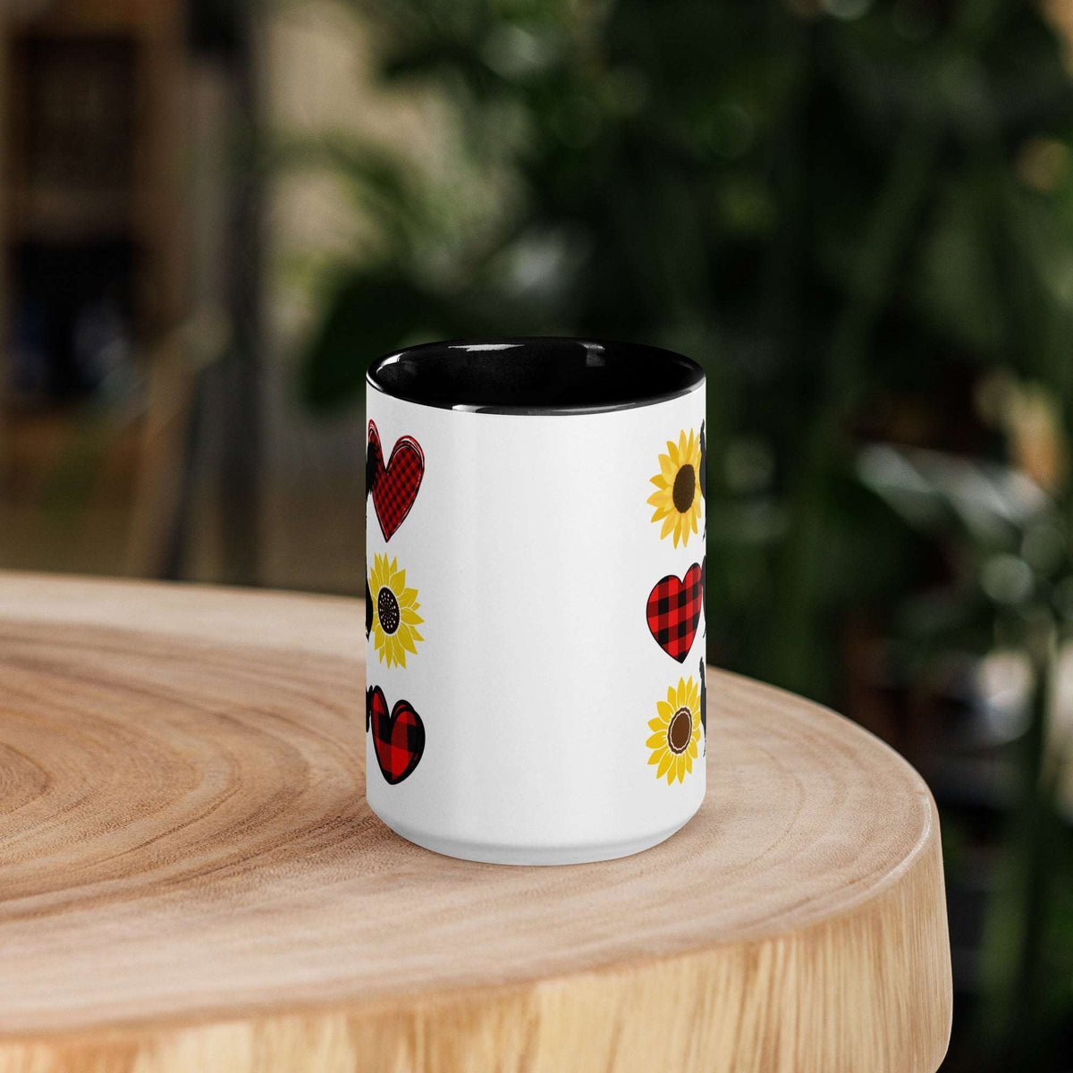 Sunflower Chicken Colored Mug - Cluck It All Farms