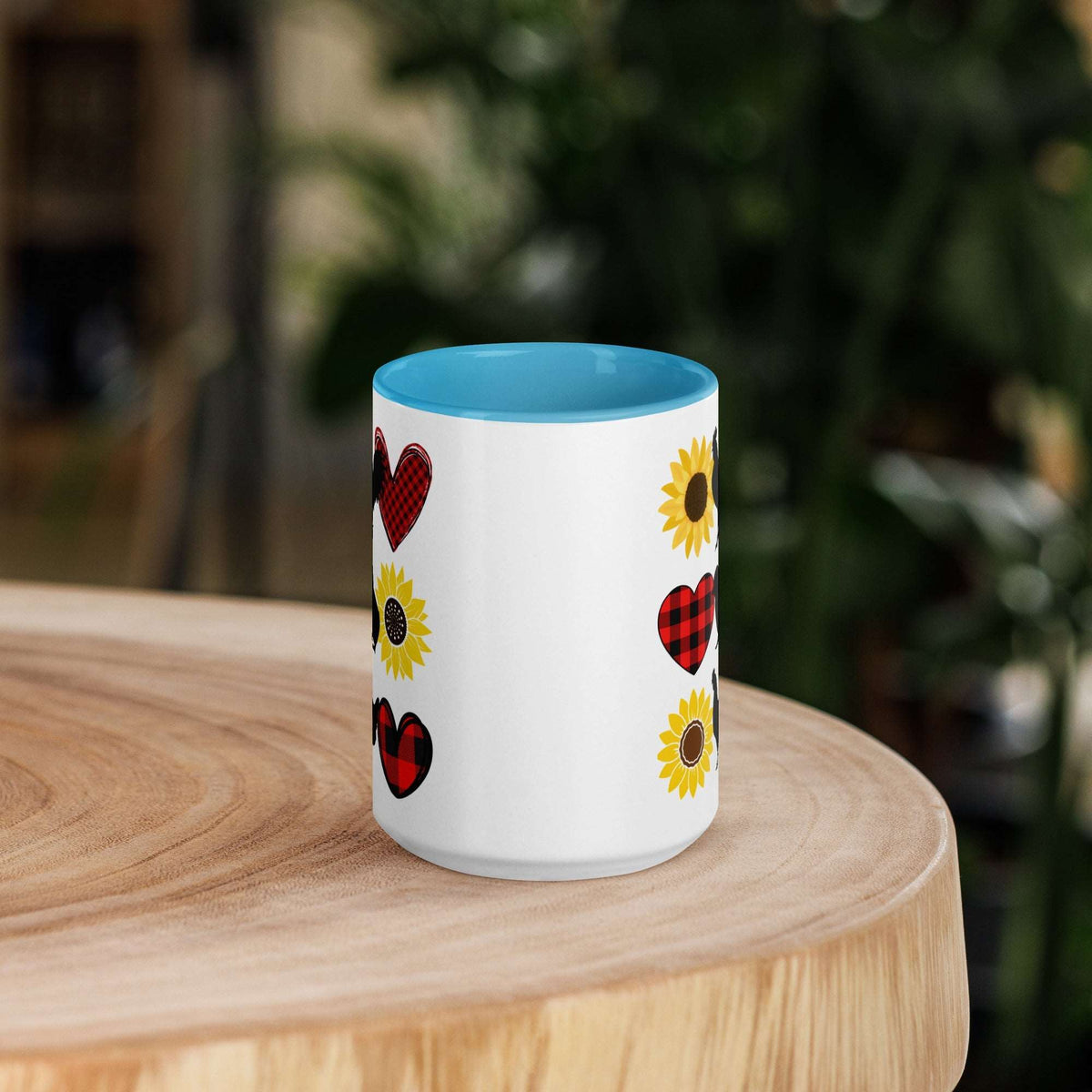 Sunflower Chicken Colored Mug - Cluck It All Farms