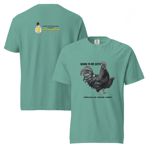 Swedish Black Hen Tee — “Born to Be Goth” - Cluck It All Farms