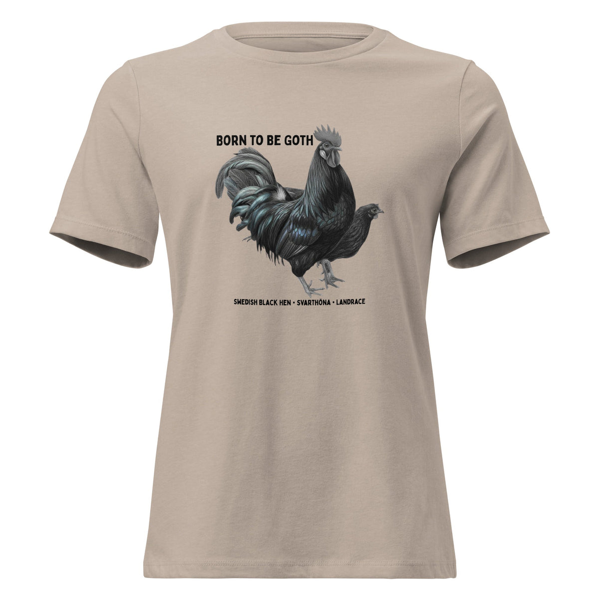 Swedish Black Hen Women's Relaxed T-Shirt - Cluck It All Farms