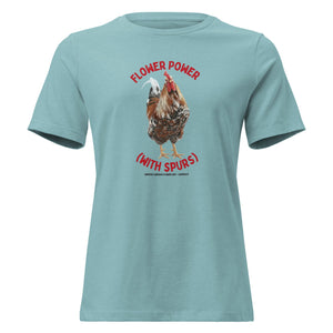 Swedish Flower Hen Women's Relaxed T-Shirt - Cluck It All Farms
