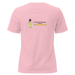 Swedish Flower Hen Women's Relaxed T-Shirt - Cluck It All Farms