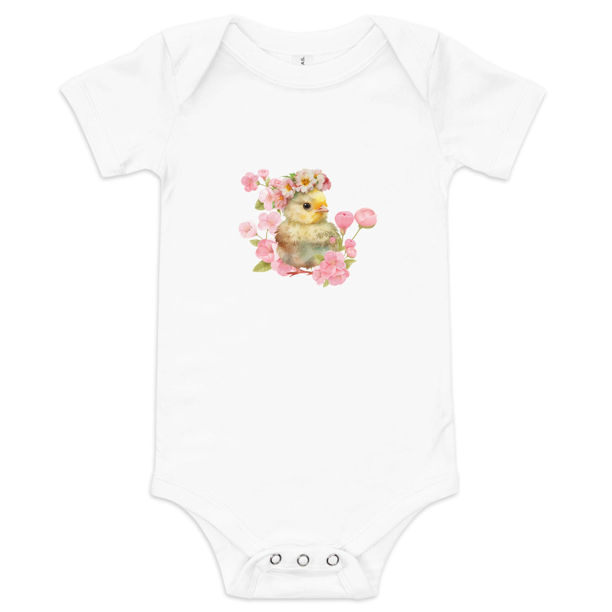 Sweet Pea Pink Chick Baby Short Sleeve Onesie - Cluck It All Farms