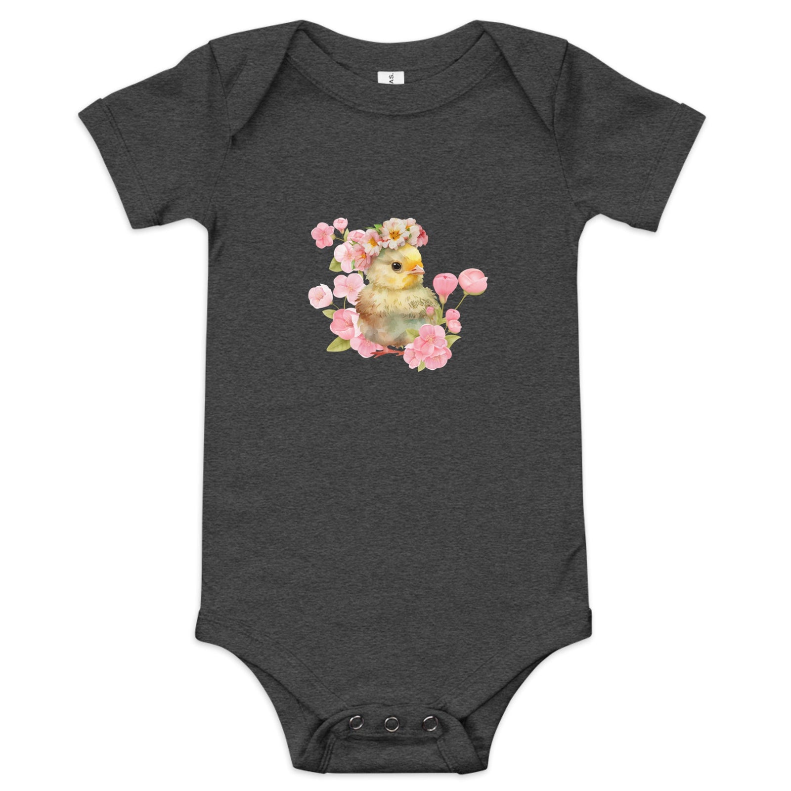 Sweet Pea Pink Chick Baby Short Sleeve Onesie - Cluck It All Farms