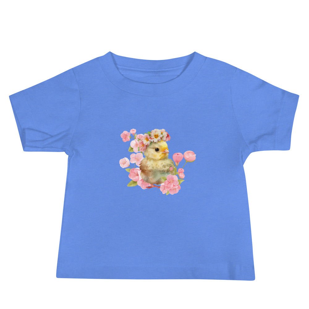 Sweet Pea Pink Chick Baby Short Sleeve Tee - Cluck It All Farms