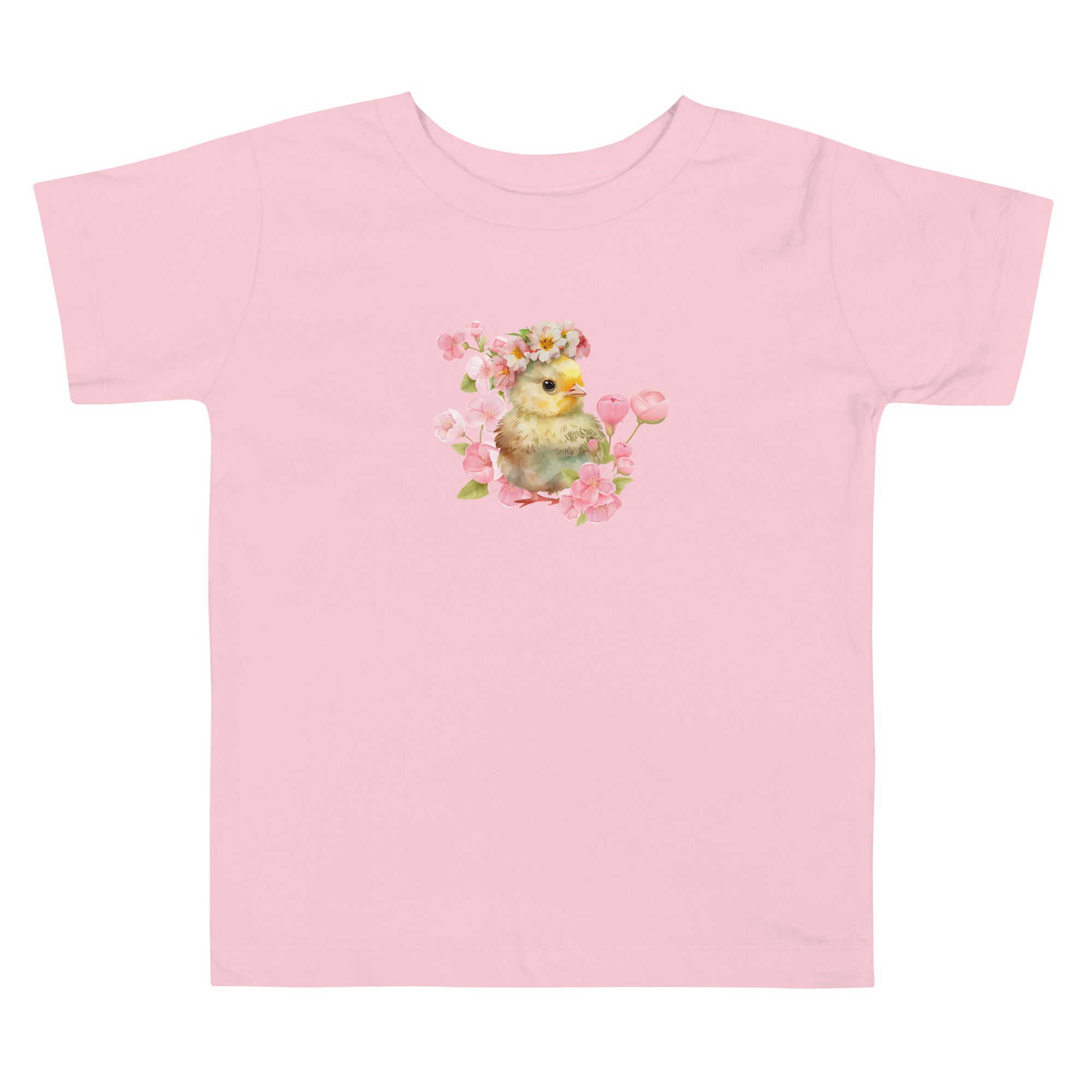 Sweet Pea Pink Chick Toddler Short Sleeve Tee - Cluck It All Farms