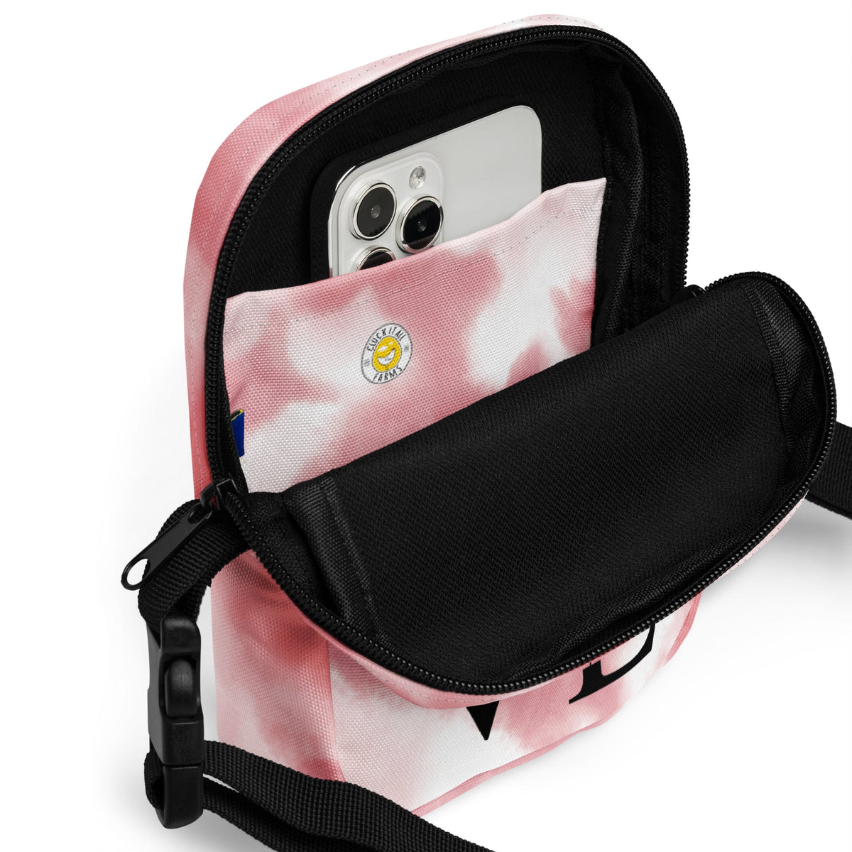Tie - Dye Chicken Love Utility Crossbody Bag - Cluck It All Farms