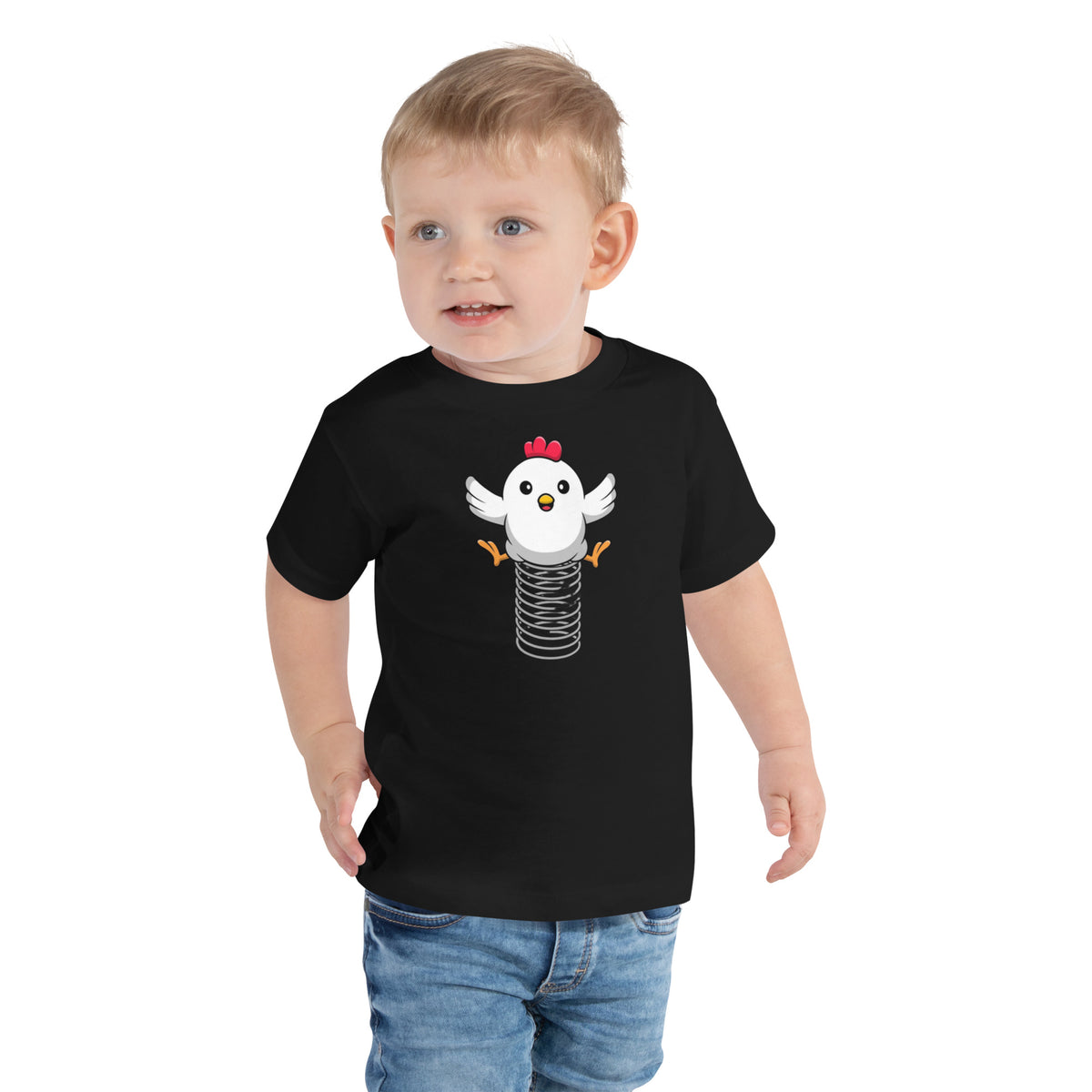 Spring Chicken Toddler Short Sleeve Tee