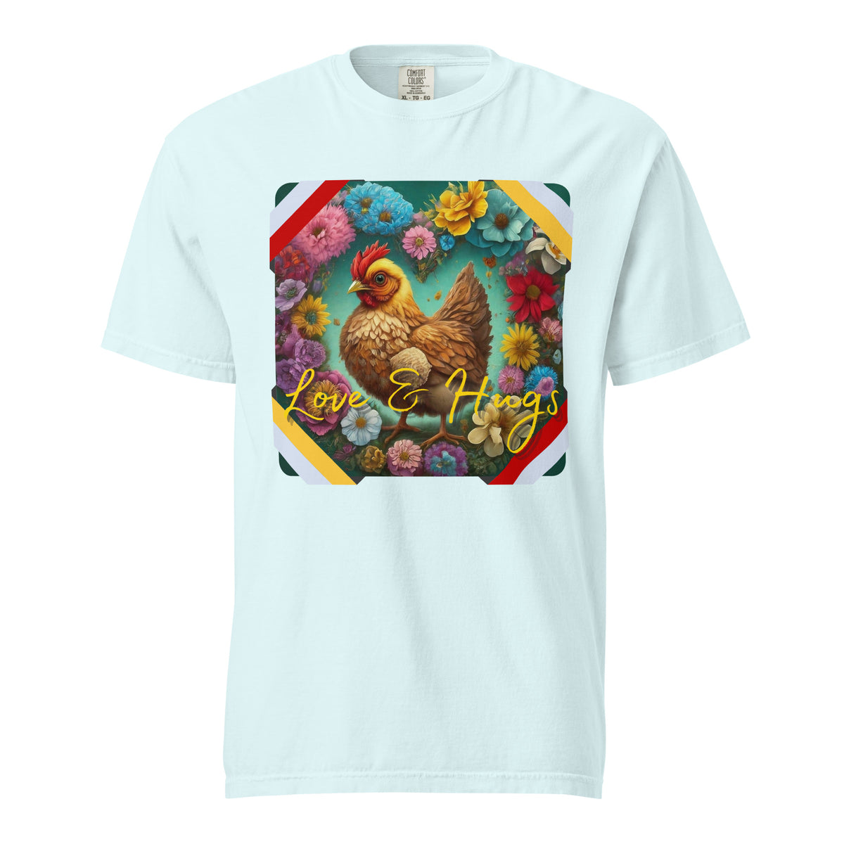 Chicken Love &amp; Hugs Unisex T-Shirt