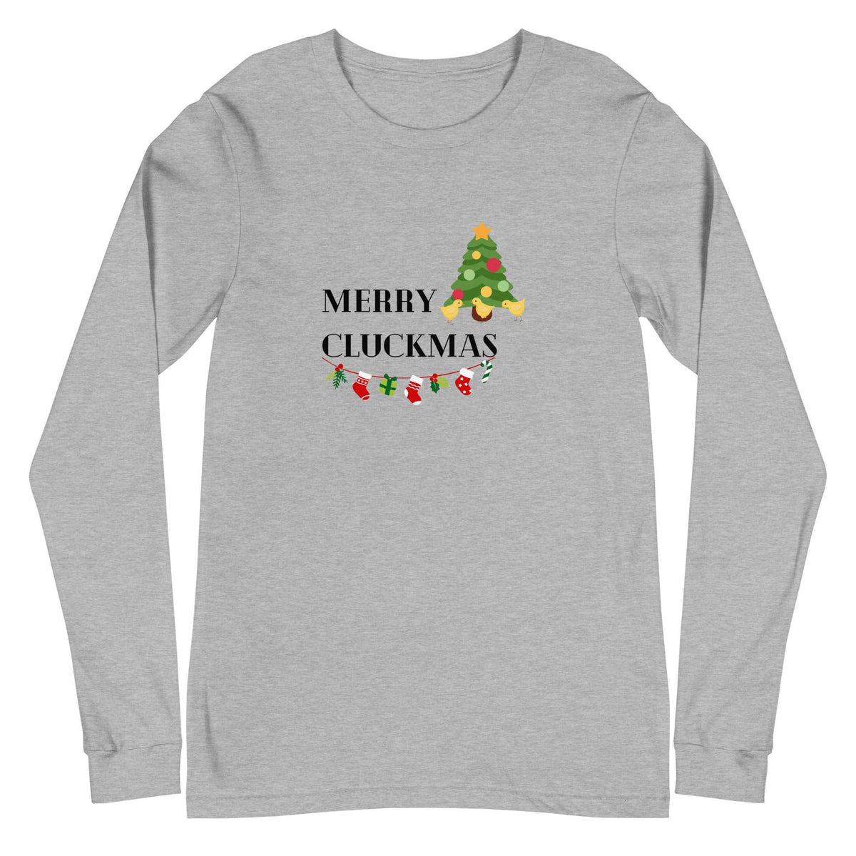 Merry Cluckmas Unisex Long Sleeve Tee