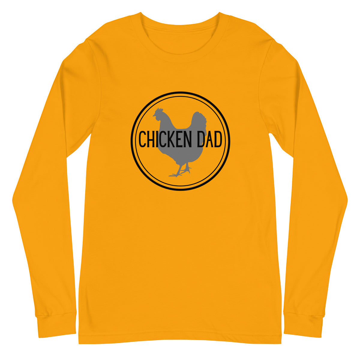 Chicken Dad Unisex Long Sleeve Tee