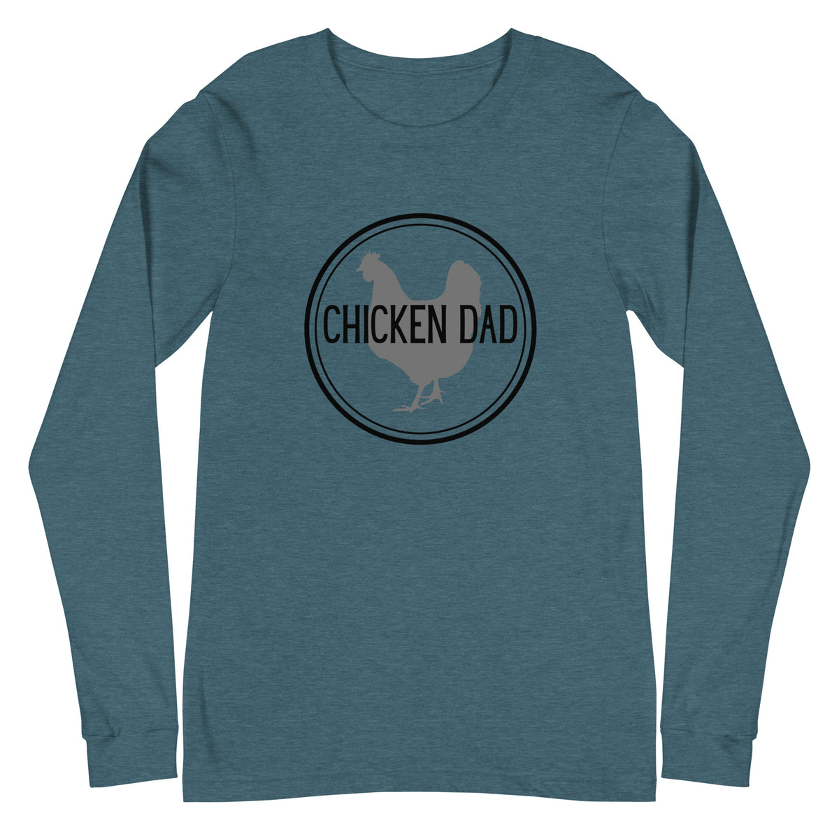 Chicken Dad Unisex Long Sleeve Tee