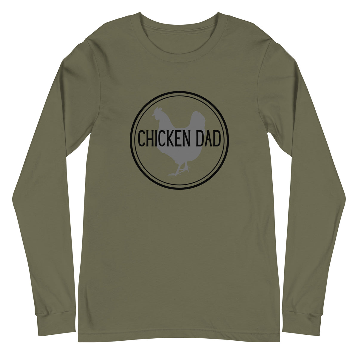 Chicken Dad Unisex Long Sleeve Tee