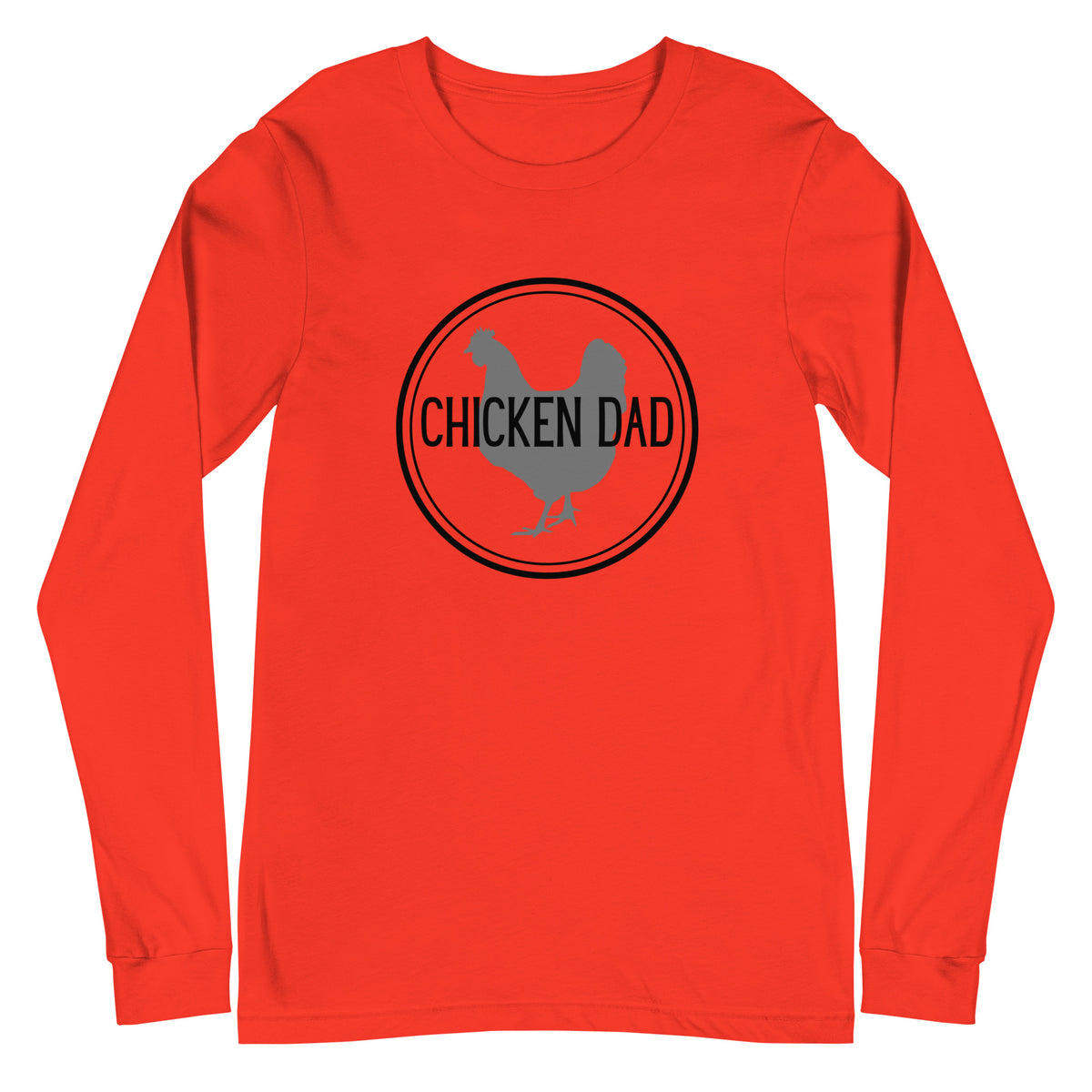 Chicken Dad Unisex Long Sleeve Tee