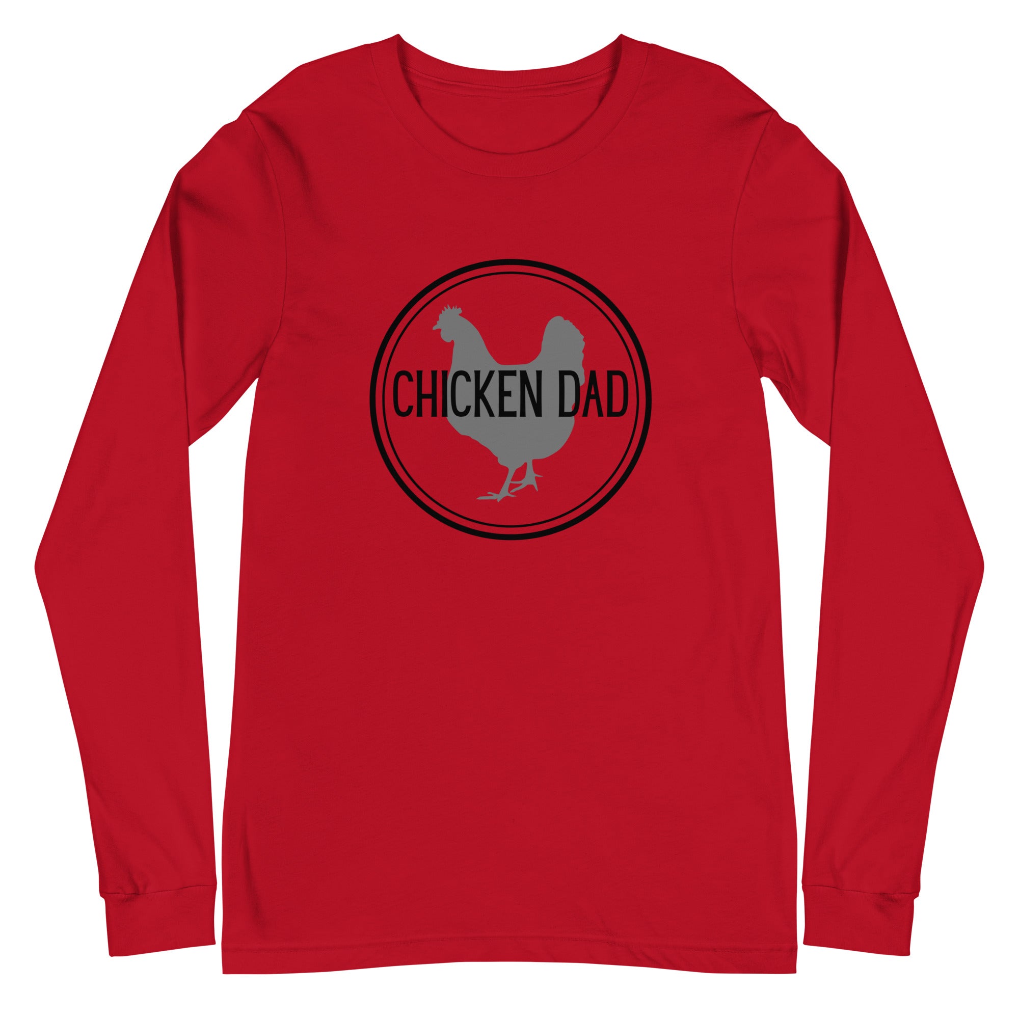 Chicken Dad Unisex Long Sleeve Tee