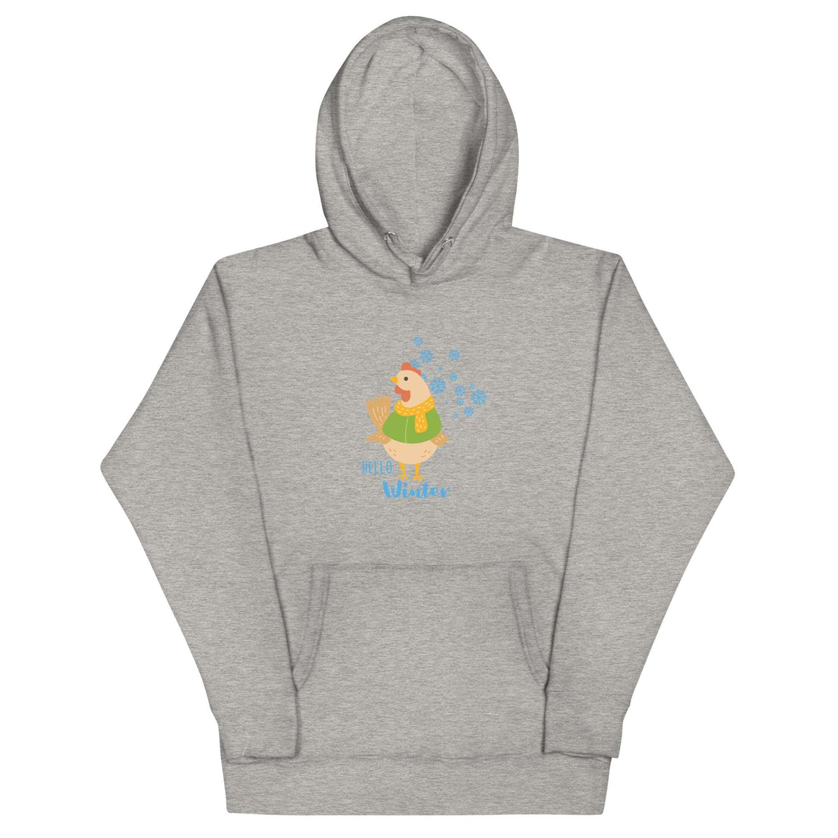 Hello Winter Chicken Unisex Hoodie