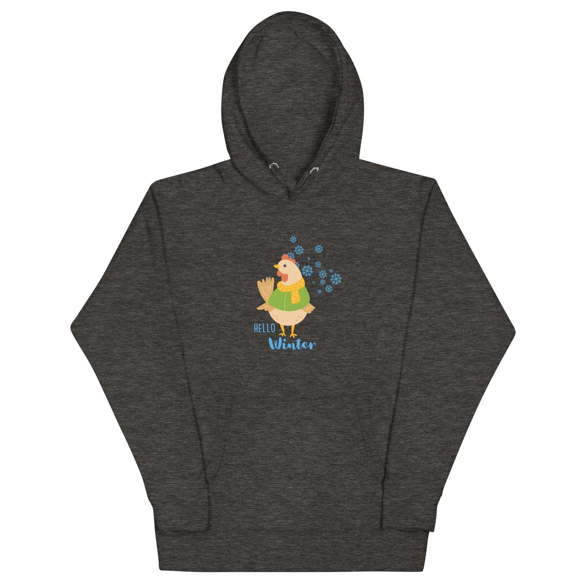 Hello Winter Chicken Unisex Hoodie