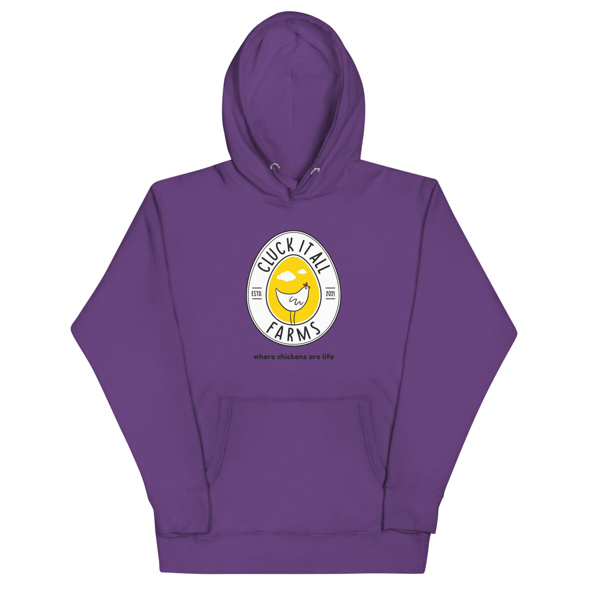 Cluck It All Farms Logo Unisex Hoodie