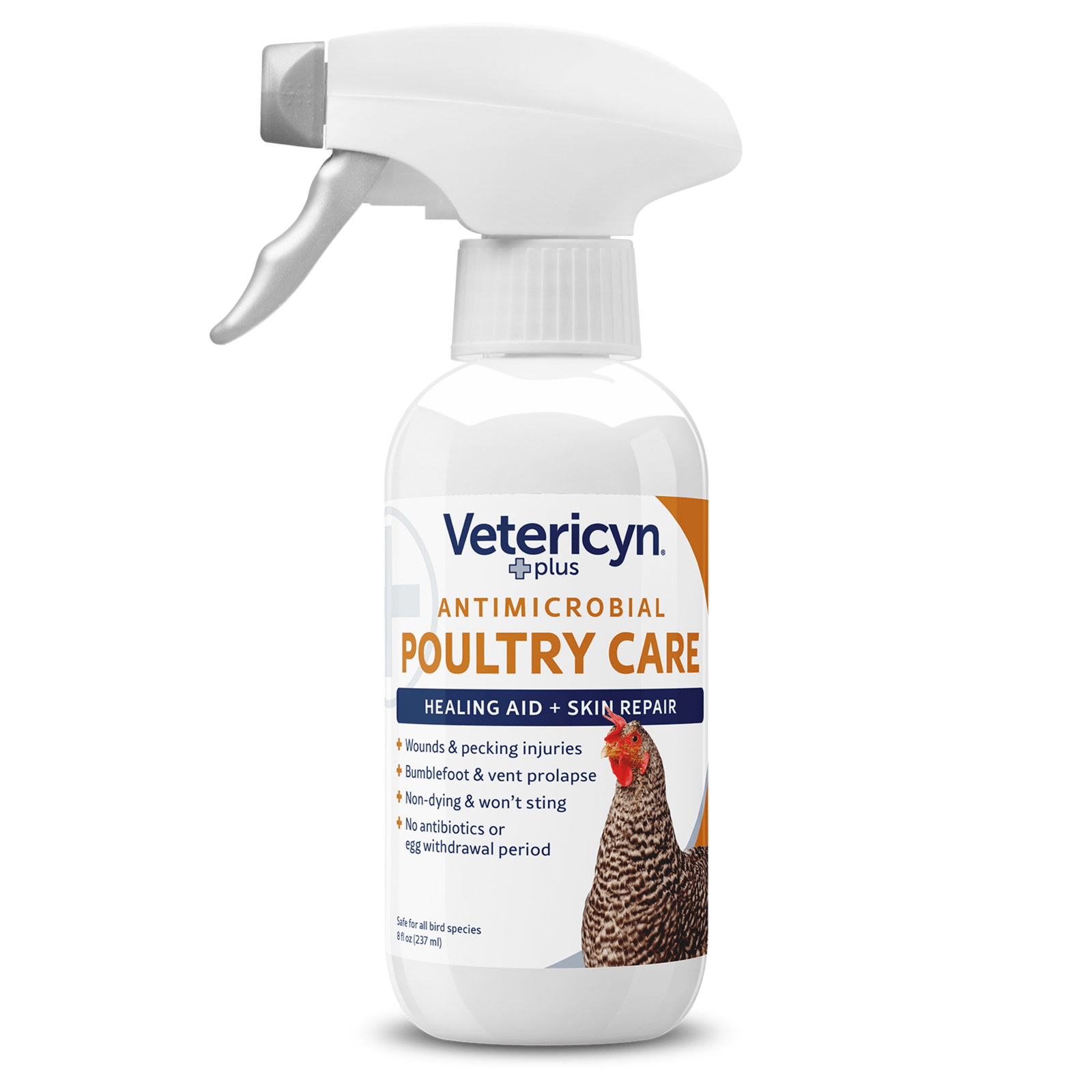 Vetericyn Plus Antimicrobial Poultry Care 8 fl oz - Cluck It All Farms