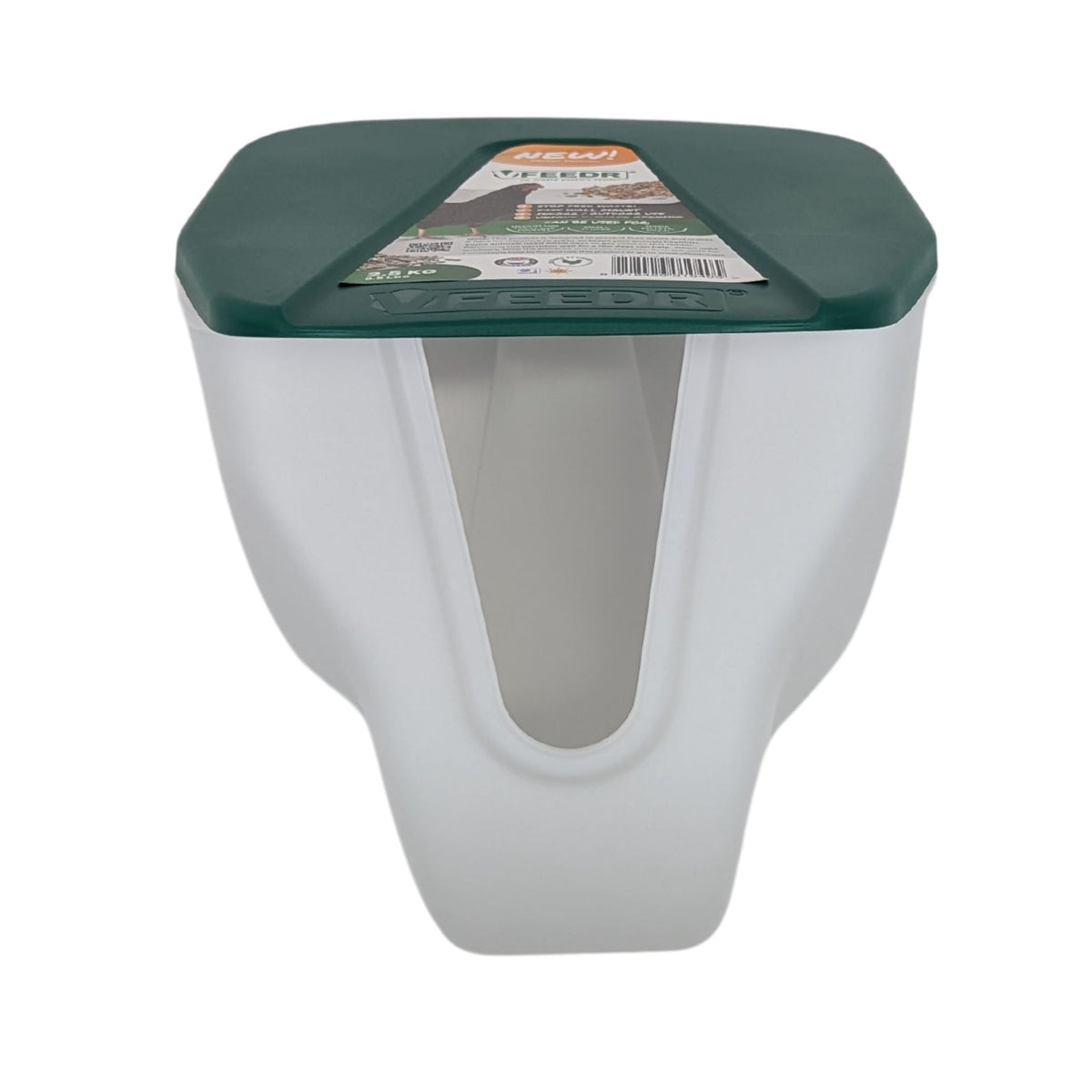 VFeedr 5 - lb No - Waste Poultry Feeder - Cluck It All Farms