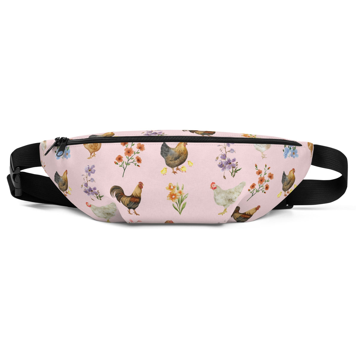Watercolor Floral Chicken Fanny Pack - Cluck It All Farms
