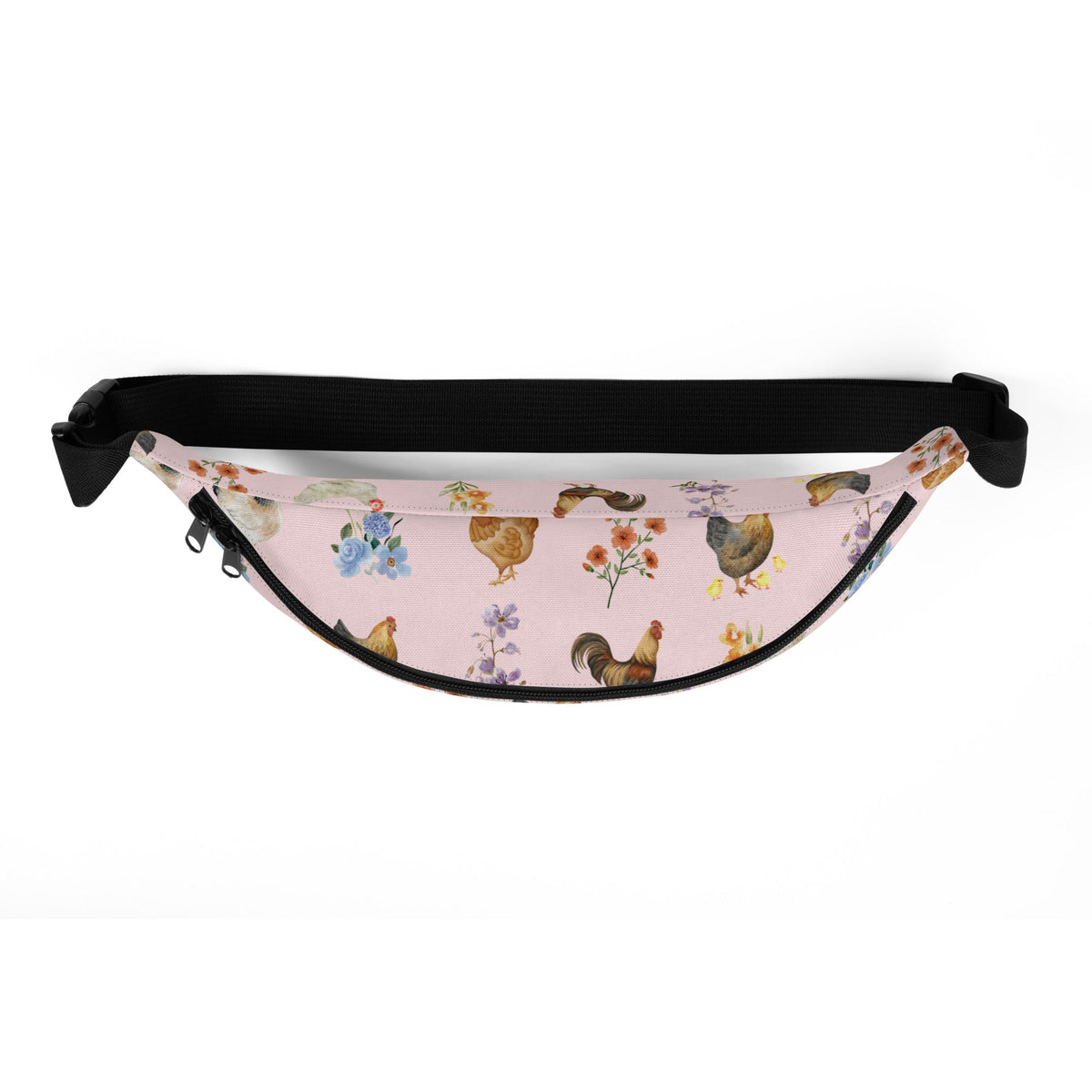 Watercolor Floral Chicken Fanny Pack - Cluck It All Farms