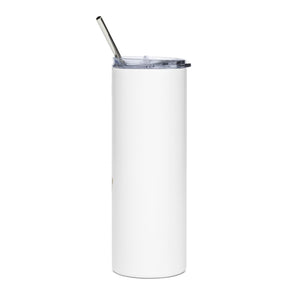 Watercolor Floral Chicken Stainless Steel Tumbler - Cluck It All Farms