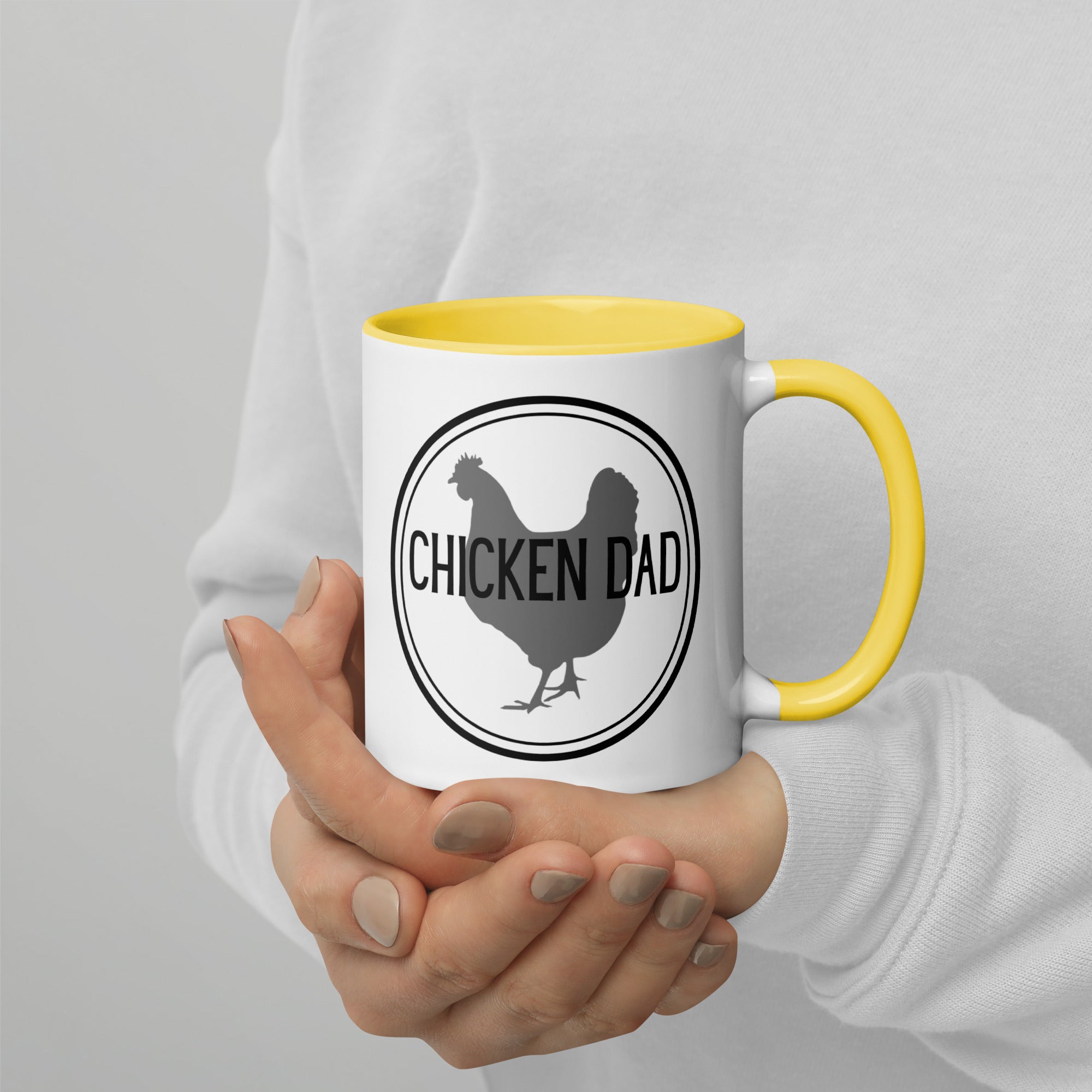 Chicken Dad Colored Mug