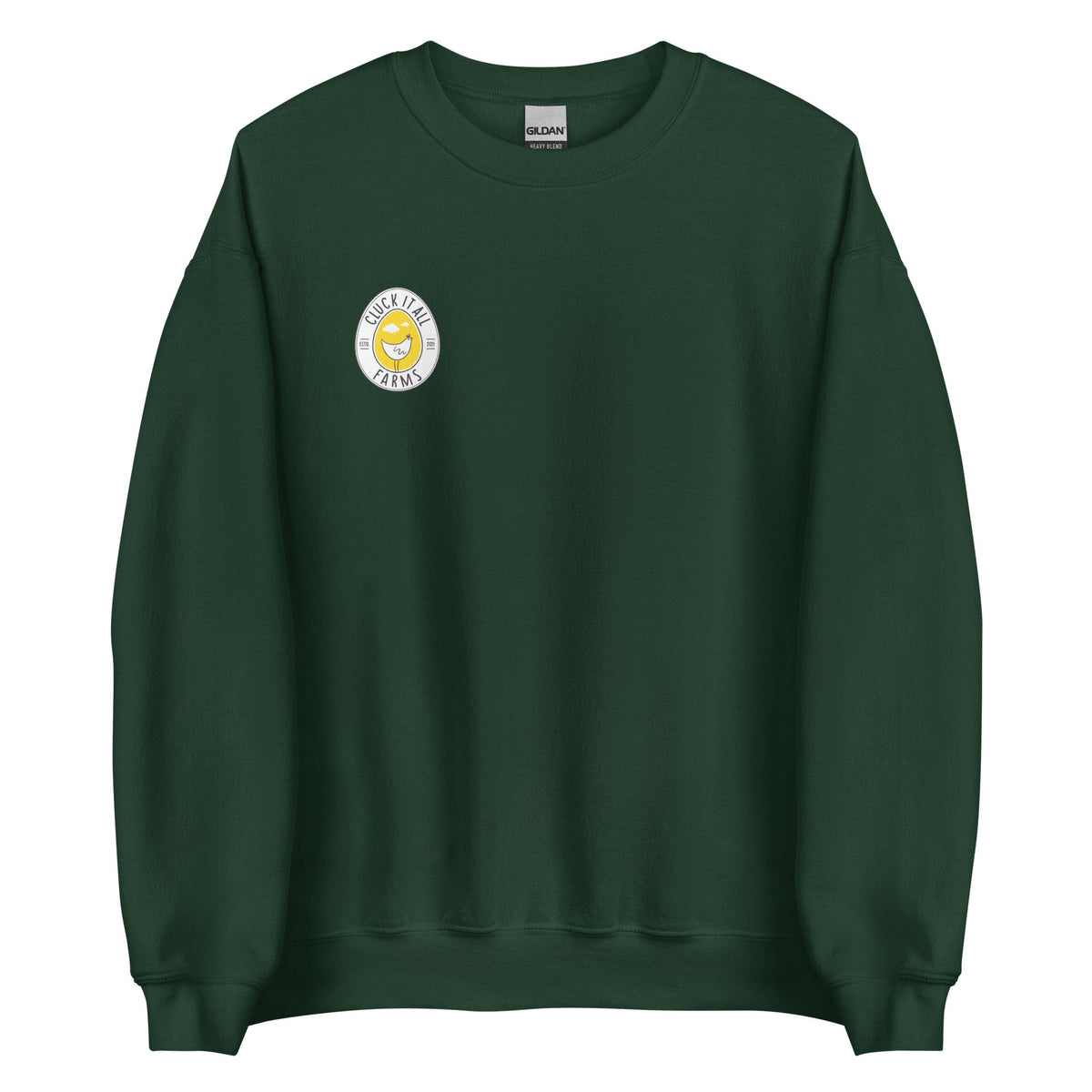 Winter Rooster BACK PRINT Unisex Sweatshirt - Cluck It All Farms