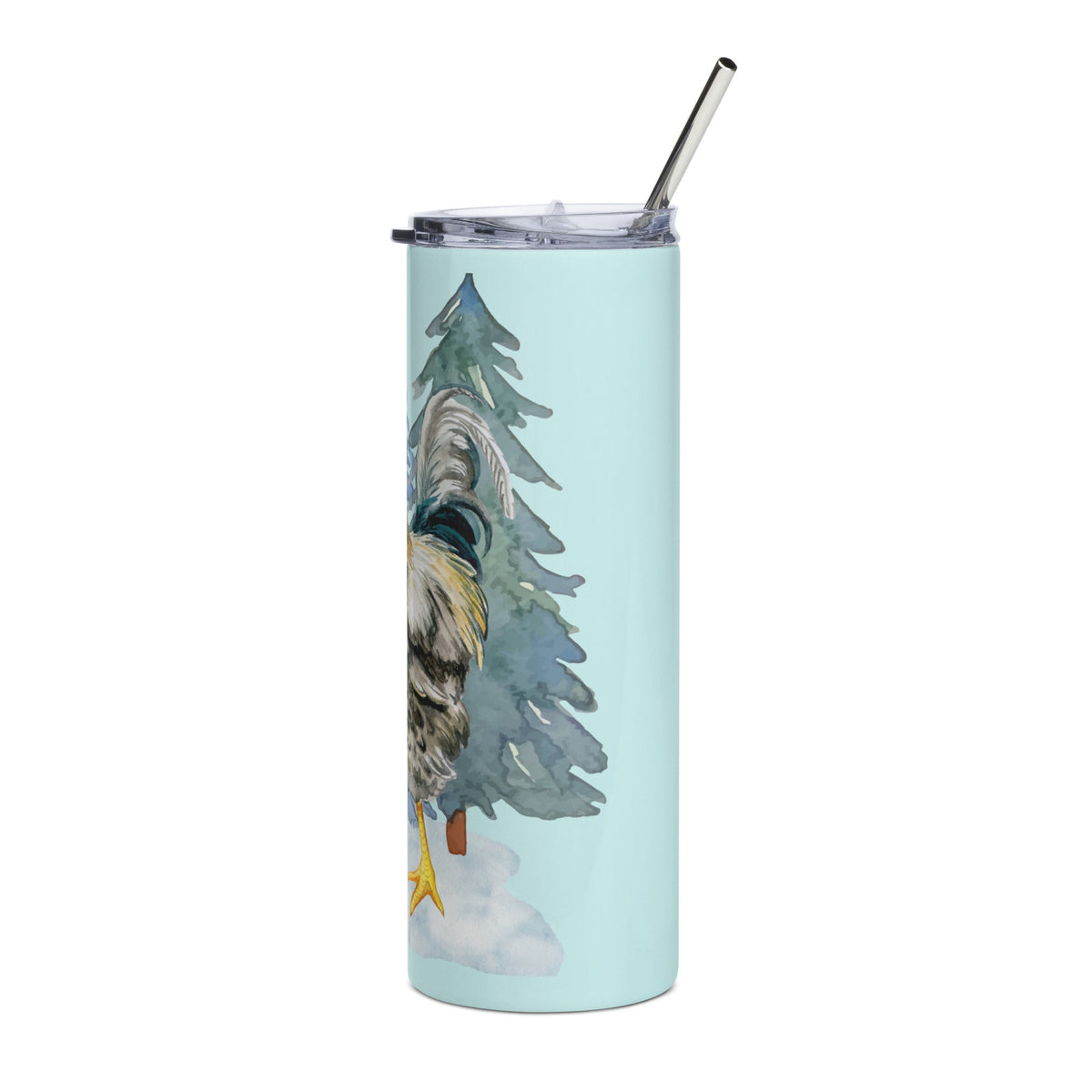 Winter Rooster Stainless Steel Tumbler - Cluck It All Farms